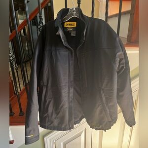 Dewalt Heated Battery Powered Men's Black Jacket Size L / Large